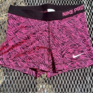 Pink Nike Pro Shorts